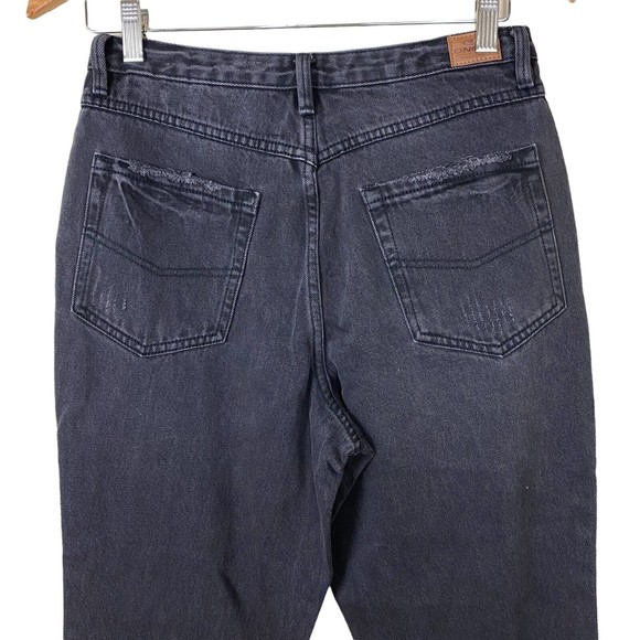 O’NEILL  jeans women’ High Rise denim gray/black Flayed Straight Crop Sz#28 NWT - Picture 7 of 12